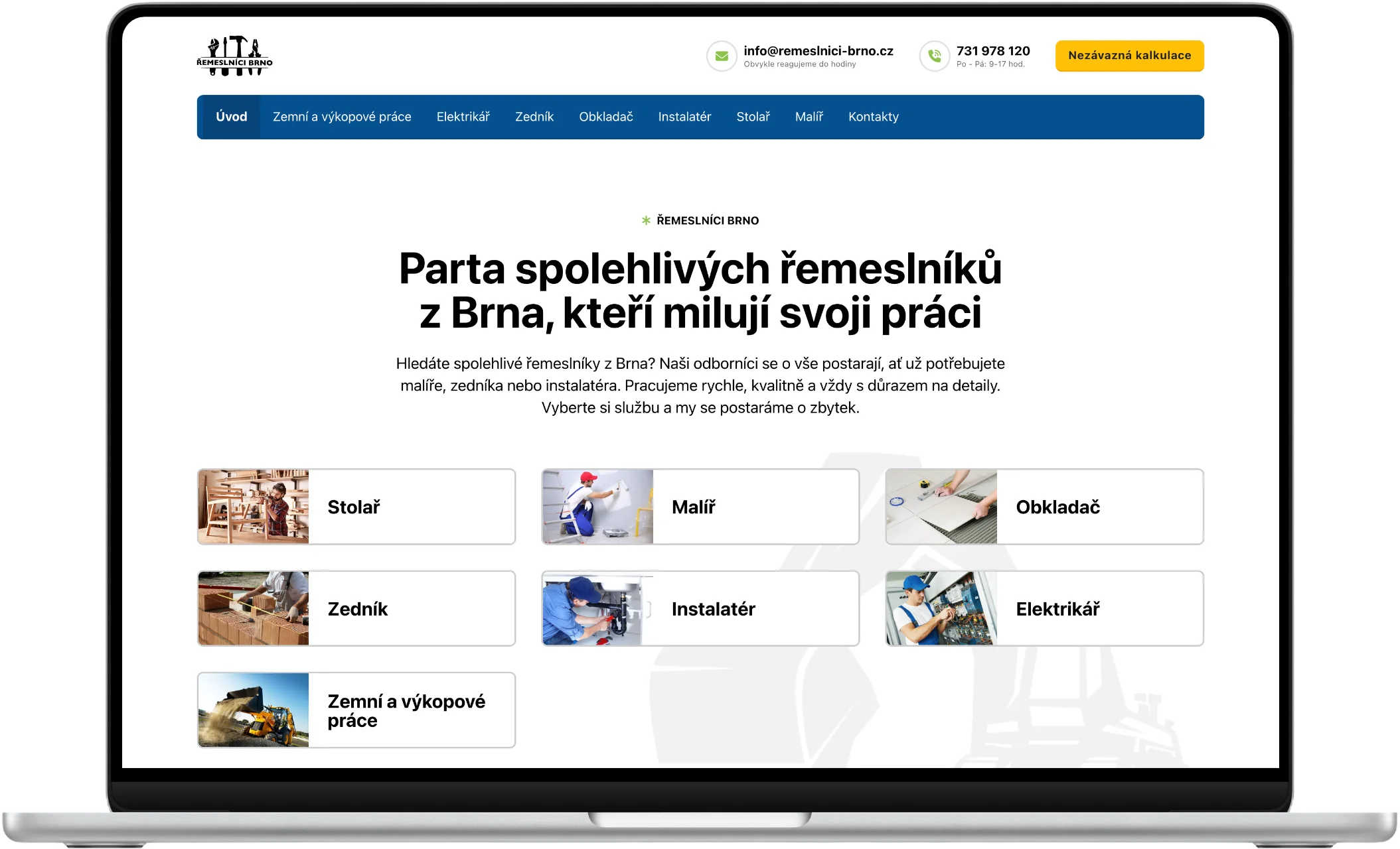 Firemni Web Pro Remeslniky Z Brna